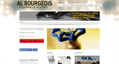 Desktop Screenshot of bourgeoisplumbing.com
